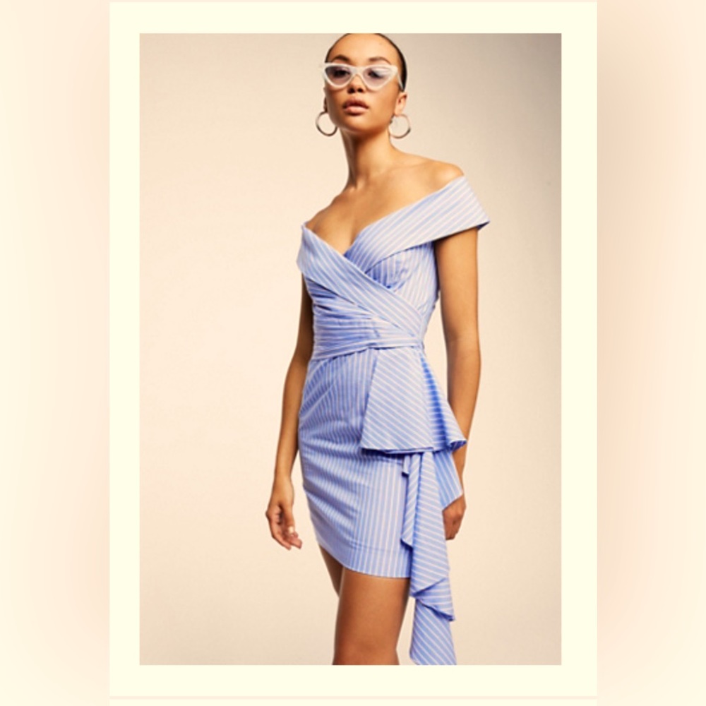 Fame & Partners x Free People Off the Shoulder Dress